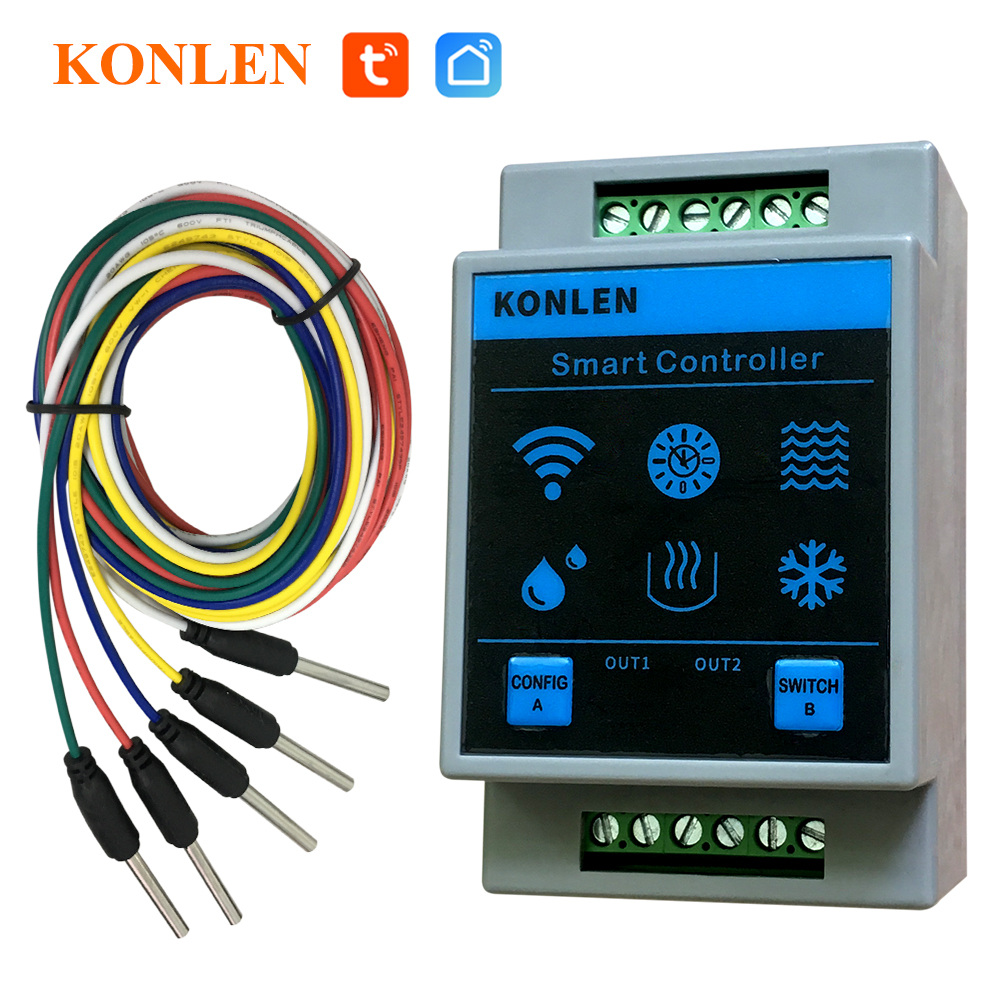 KONLEN Tuya Water Level Sensor - Water Alarm Sensor 评论和价格