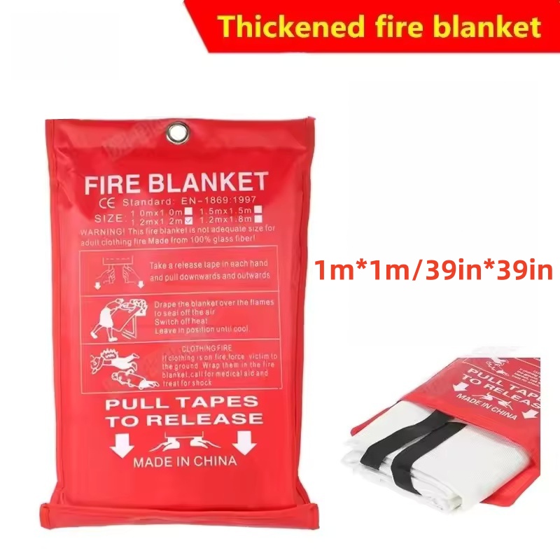 1mx1m Fire Blanket Emergency E - Fire Blanket Kitchen 评论和价格