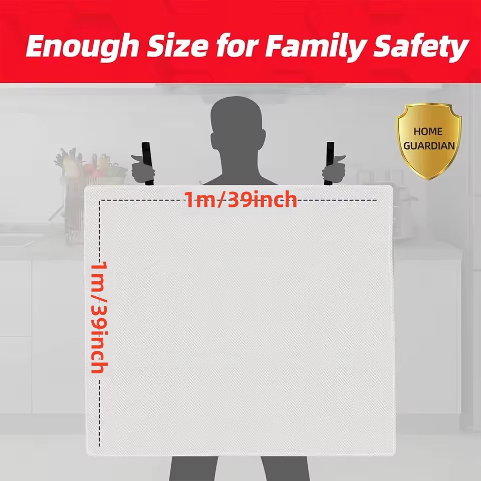 1mx1m Fire Blanket Emergency E - Fire Blanket Kitchen 评论和价格