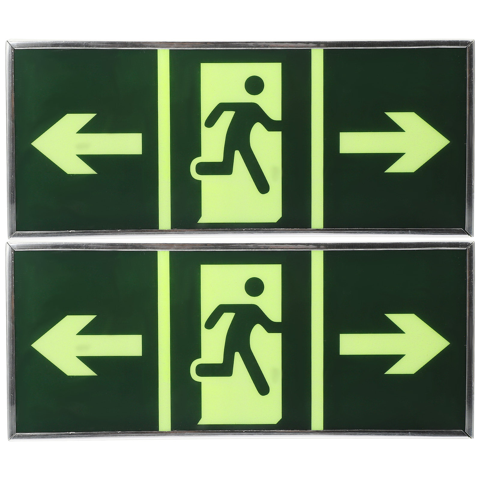 2Pcs Luminous Emergency Exit S - Emergency Exit Sign 评论和价格