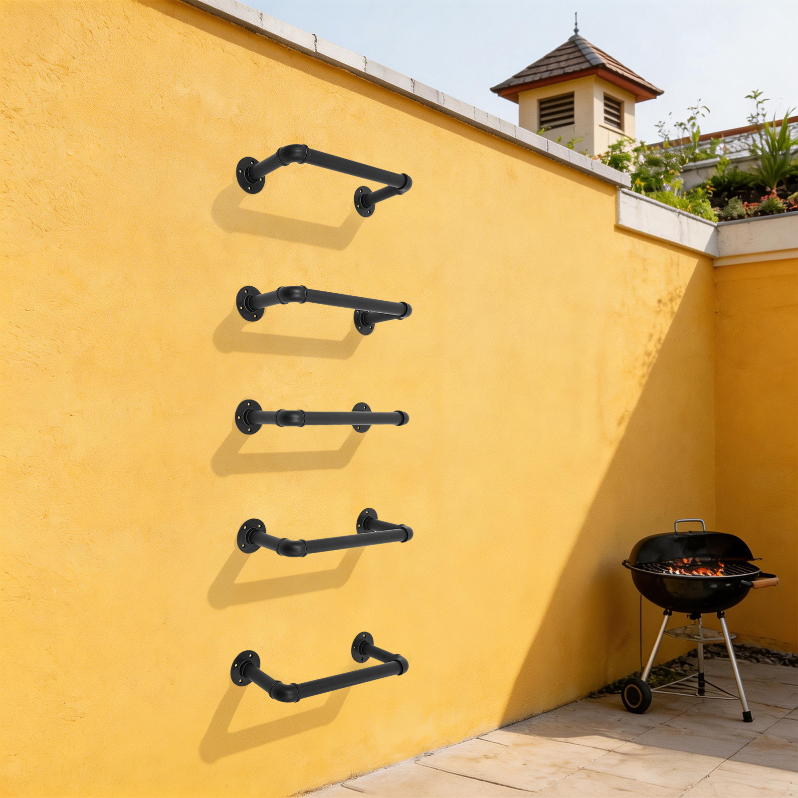 5 Pcs Wall Mounted Emergency E - Fire Escape Ladder 评论和价格