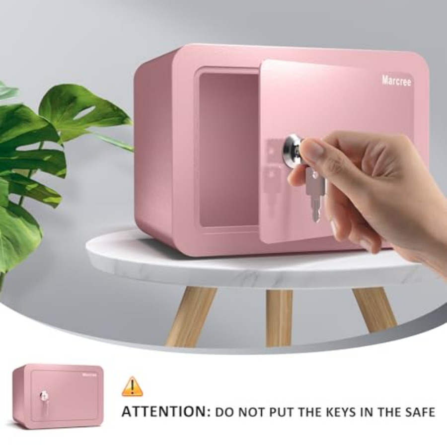 0.23 Cubic Small Safe Box for  - Lockbox Key Secure 评论和价格