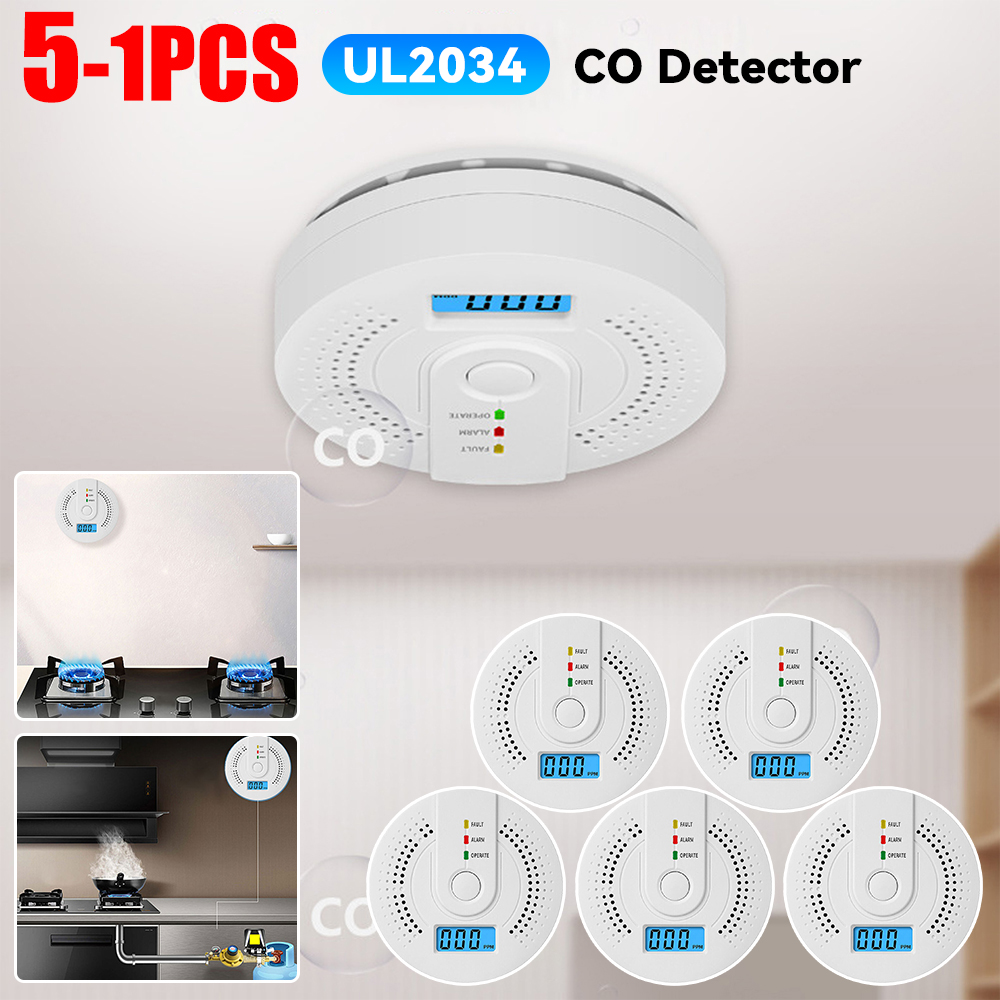 Digital Carbon Monoxide Detect - Smoke Detector Interconnected 评论和价格