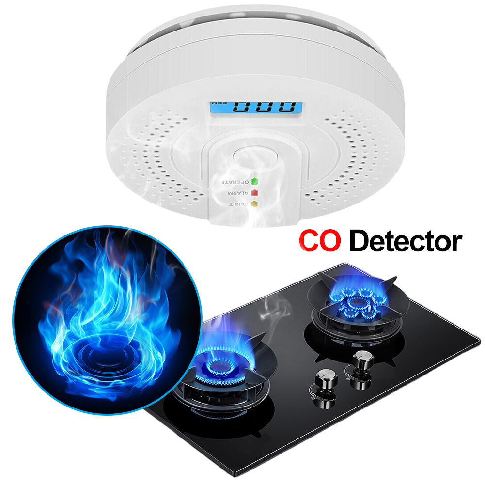 Digital Carbon Monoxide Detect - Smoke Detector Interconnected 评论和价格