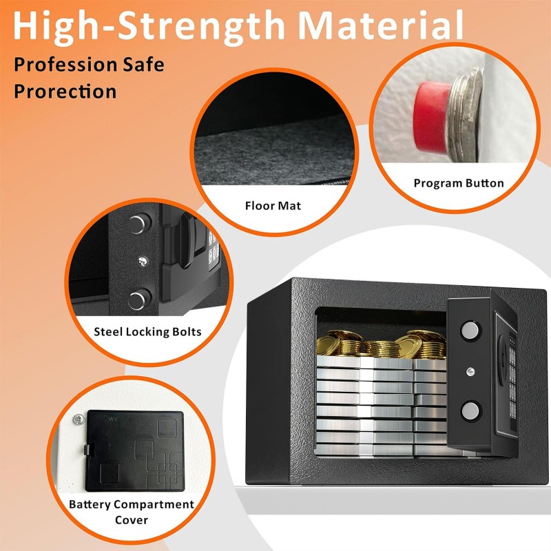 Digital Electronic Safe Box wi - Lockbox Key Secure 评论和价格
