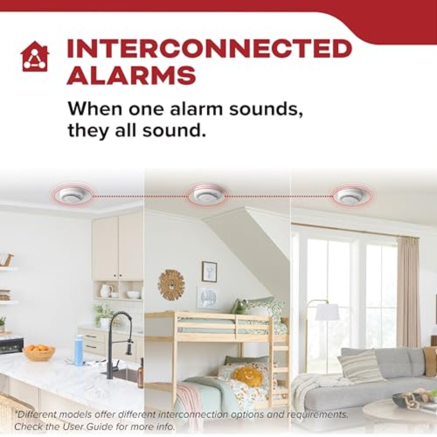 Smoke Detector for home safety - Smoke Detector Interconnected 评论和价格