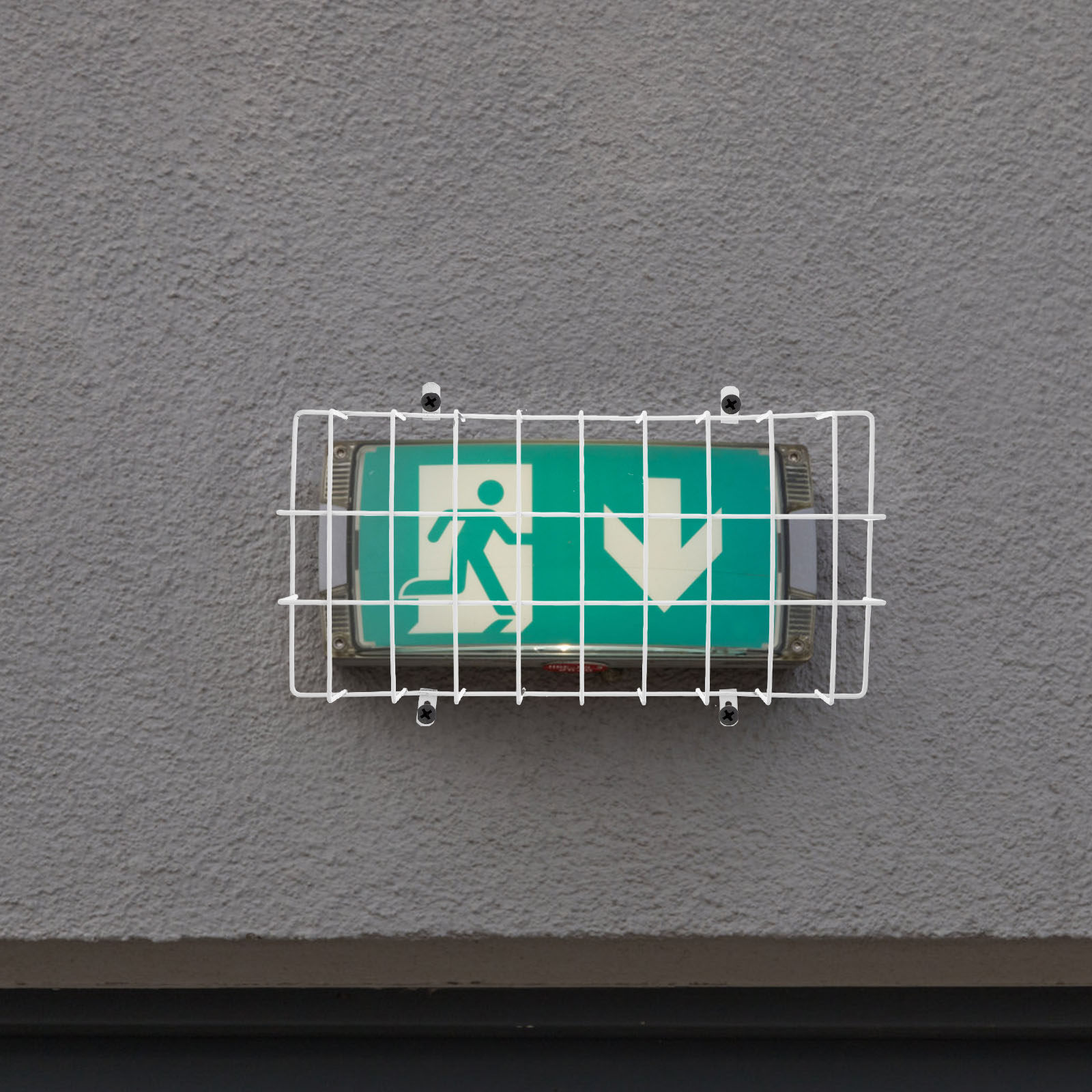 Exit Sign Protective Guard Sta - Emergency Exit Sign 评论和价格