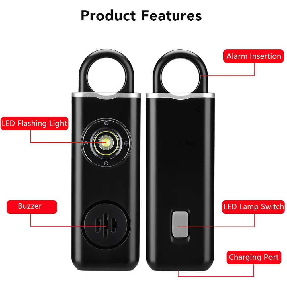 Anti-wolf Alert 130dB Loud Sel - Personal Alarm Keychain 评论和价格