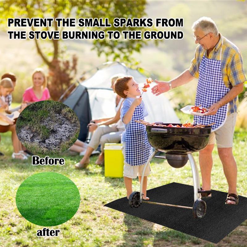 Under Grill Mat Fireplace Fire - Fire Blanket Kitchen 评论和价格