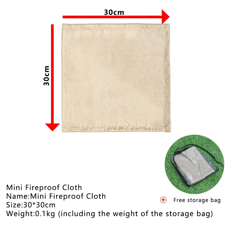 Outdoor Camping Fireproof Clot - Fire Blanket Kitchen 评论和价格