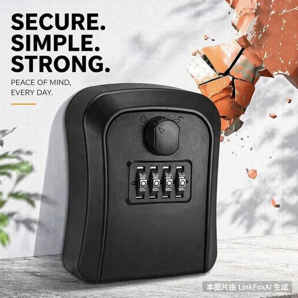 Key Lock Box Wall Mount Lockbo - Lockbox Key Secure 评论和价格
