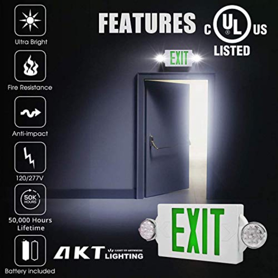 Emergency Exit Light, Adjustab - Emergency Exit Sign 评论和价格