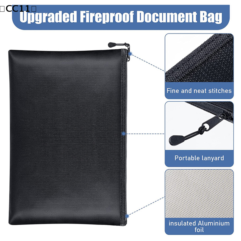 Fireproof Document Bag Waterpr - Fire Safe Document 评论和价格