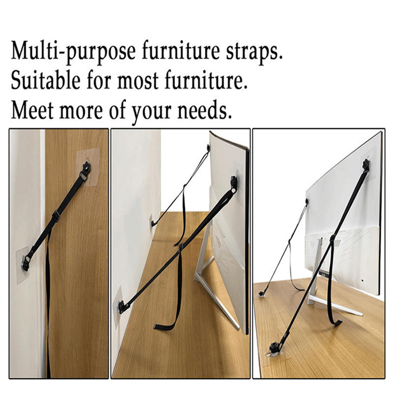 No Drill Adhesive Furniture An - Earthquake Anchor Strap 评论和价格