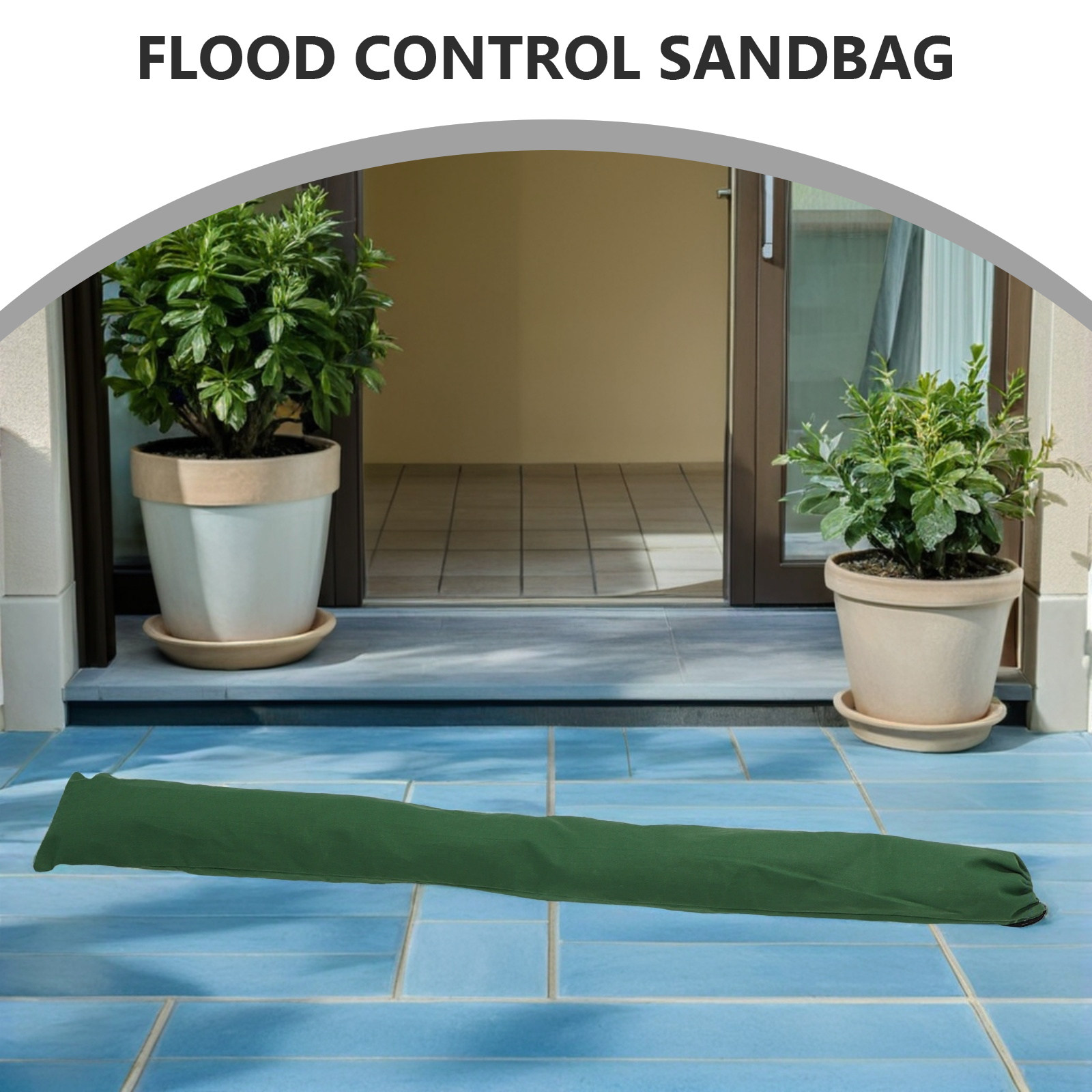 2Pcs Flood Sandbags Canvas Thi - Flood Barrier Bag 评论和价格