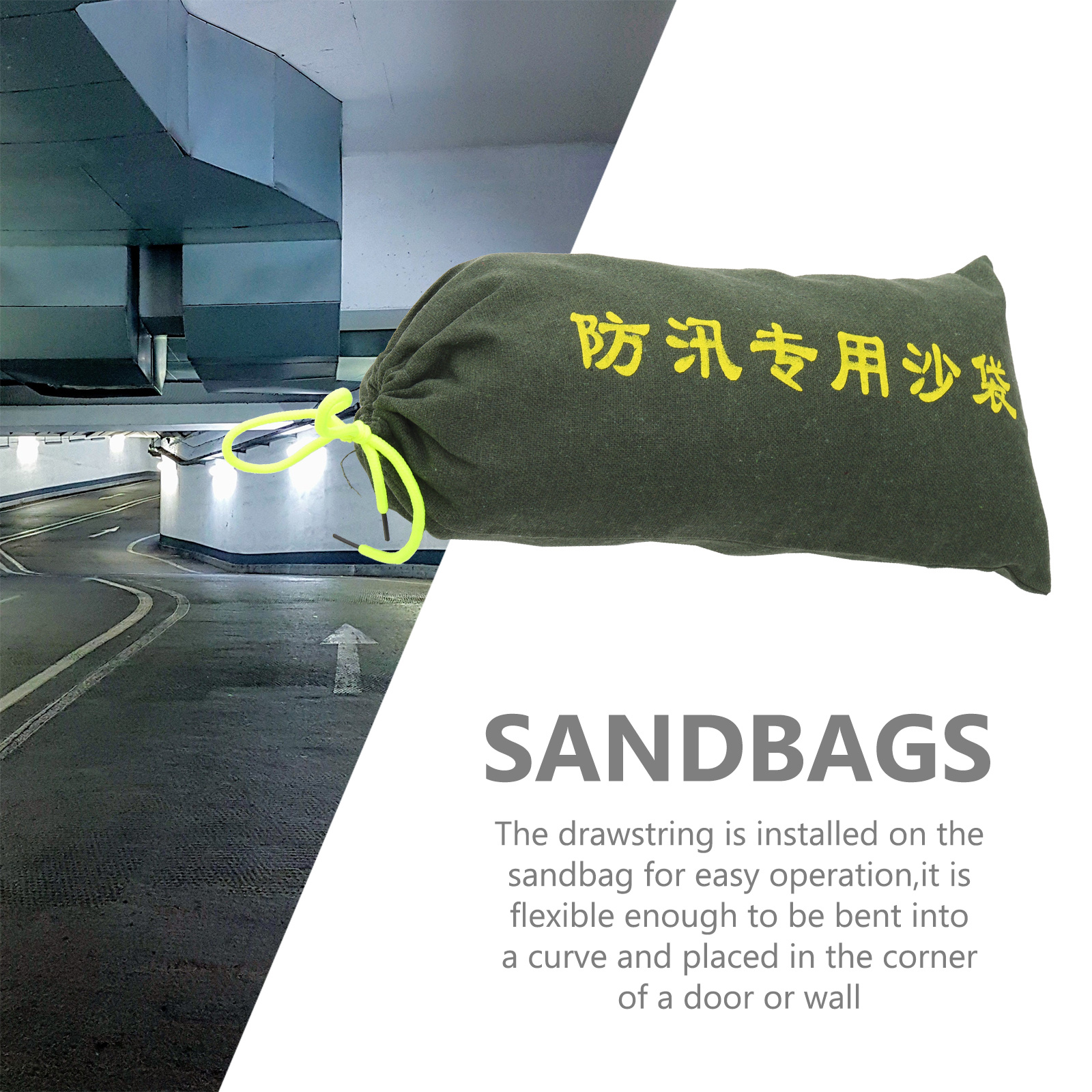 3pcs Empty Sandbag For Flood B - Flood Barrier Bag 评论和价格