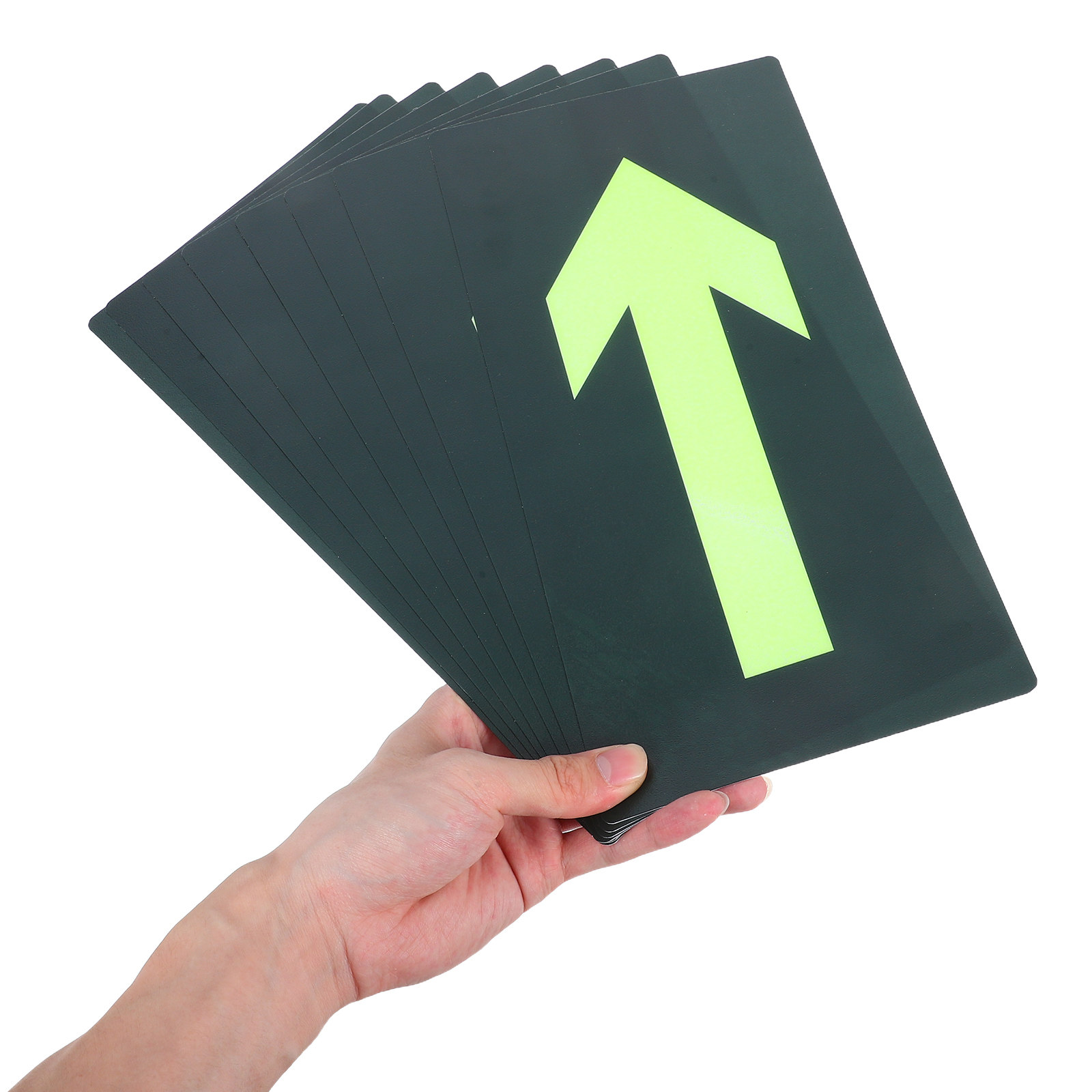 8Pcs Self Adhesive Glow Waterp - Emergency Exit Sign 评论和价格