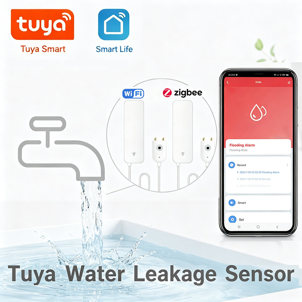 ZigBee WiFi Water Leak Sensor  - Water Alarm Sensor 评论和价格