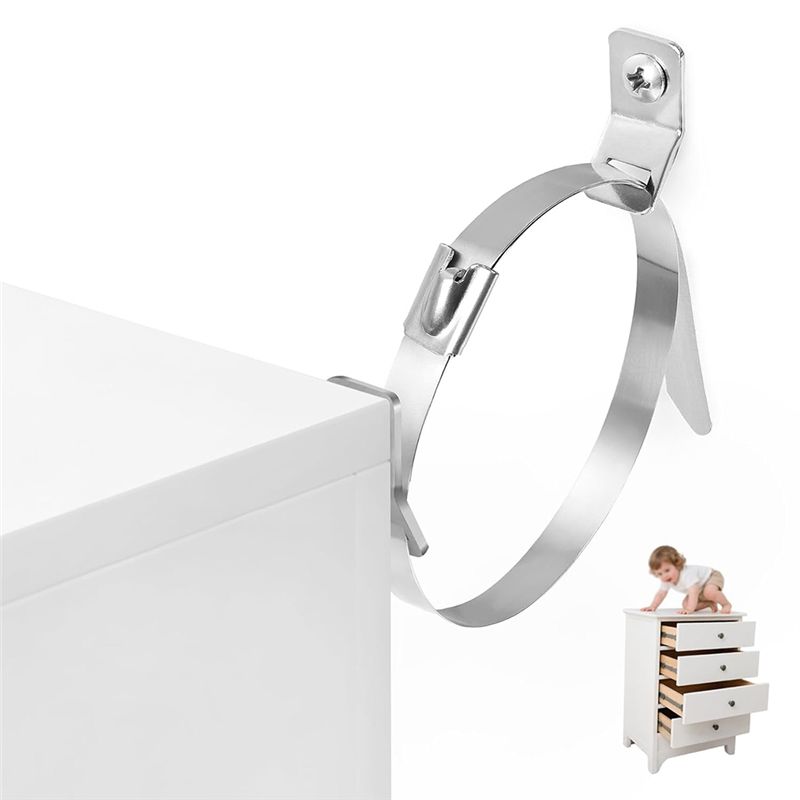 A05E-10Pcs Furniture Wall Anch - Earthquake Anchor Strap 评论和价格