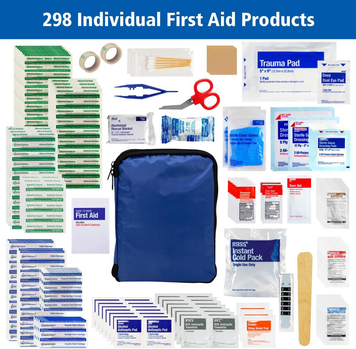 Kebon KB5029 298pcs Durable 60 - First Aid Bag Kit 评论和价格
