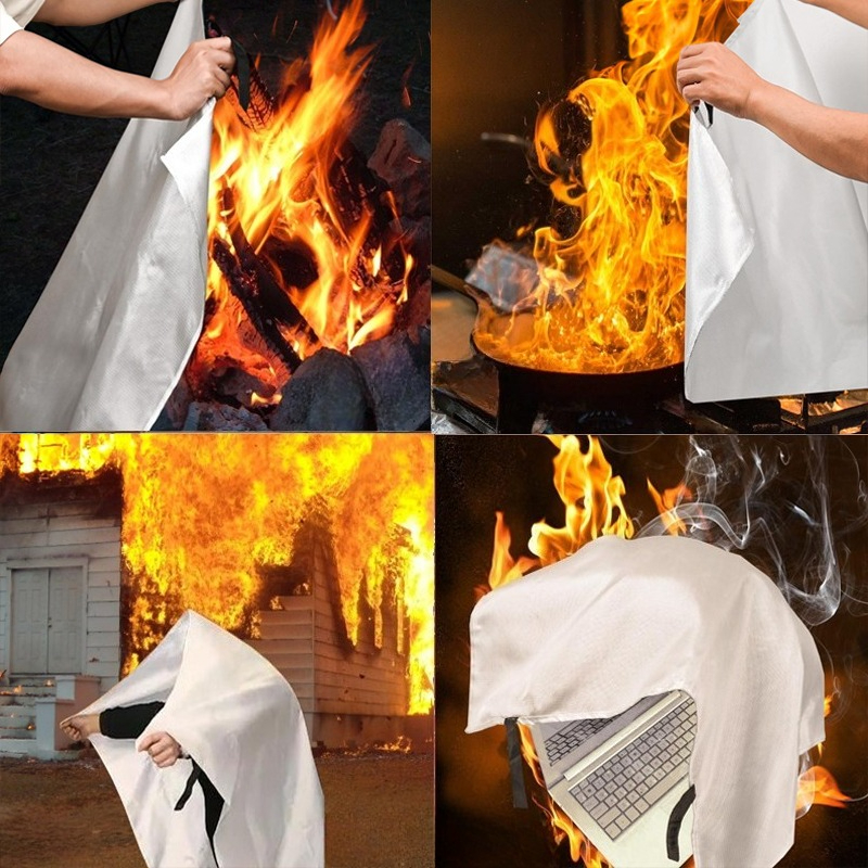 1/1.5/2M Emergency Fire Blanke - Fire Blanket Kitchen 评论和价格