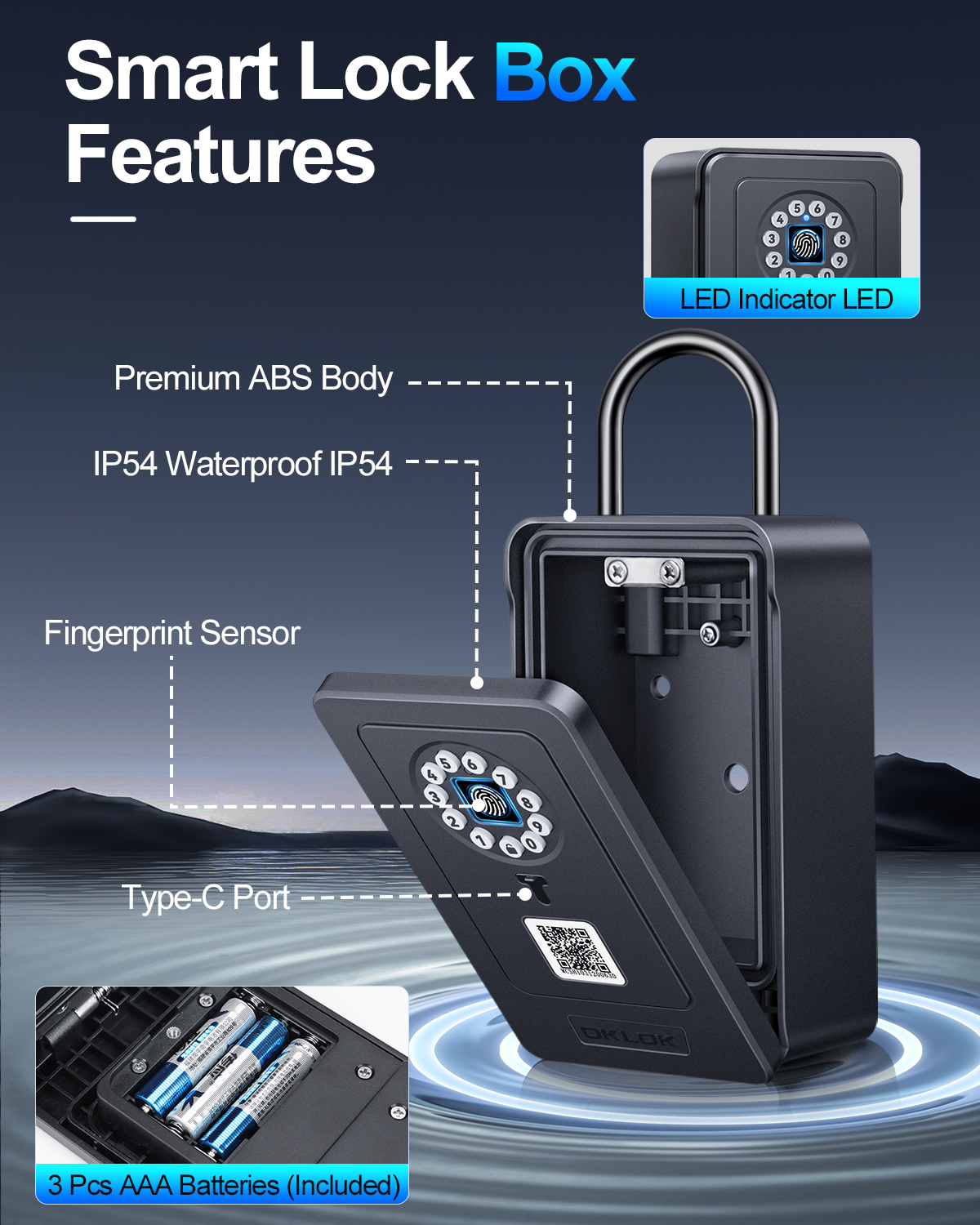 Wireless Smart lock Box Blueto - Lockbox Key Secure 评论和价格