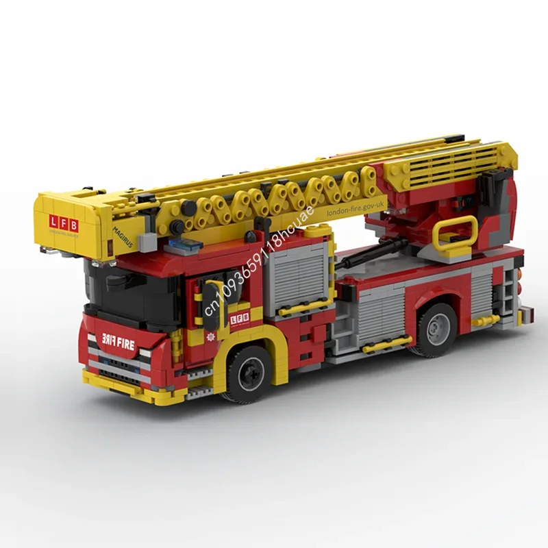 1079PCS MOC London Fire Brigad - Fire Escape Ladder 评论和价格