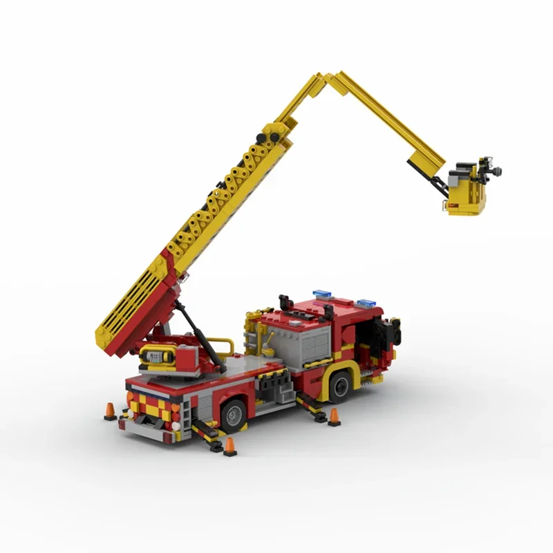 1079PCS MOC London Fire Brigad - Fire Escape Ladder 评论和价格