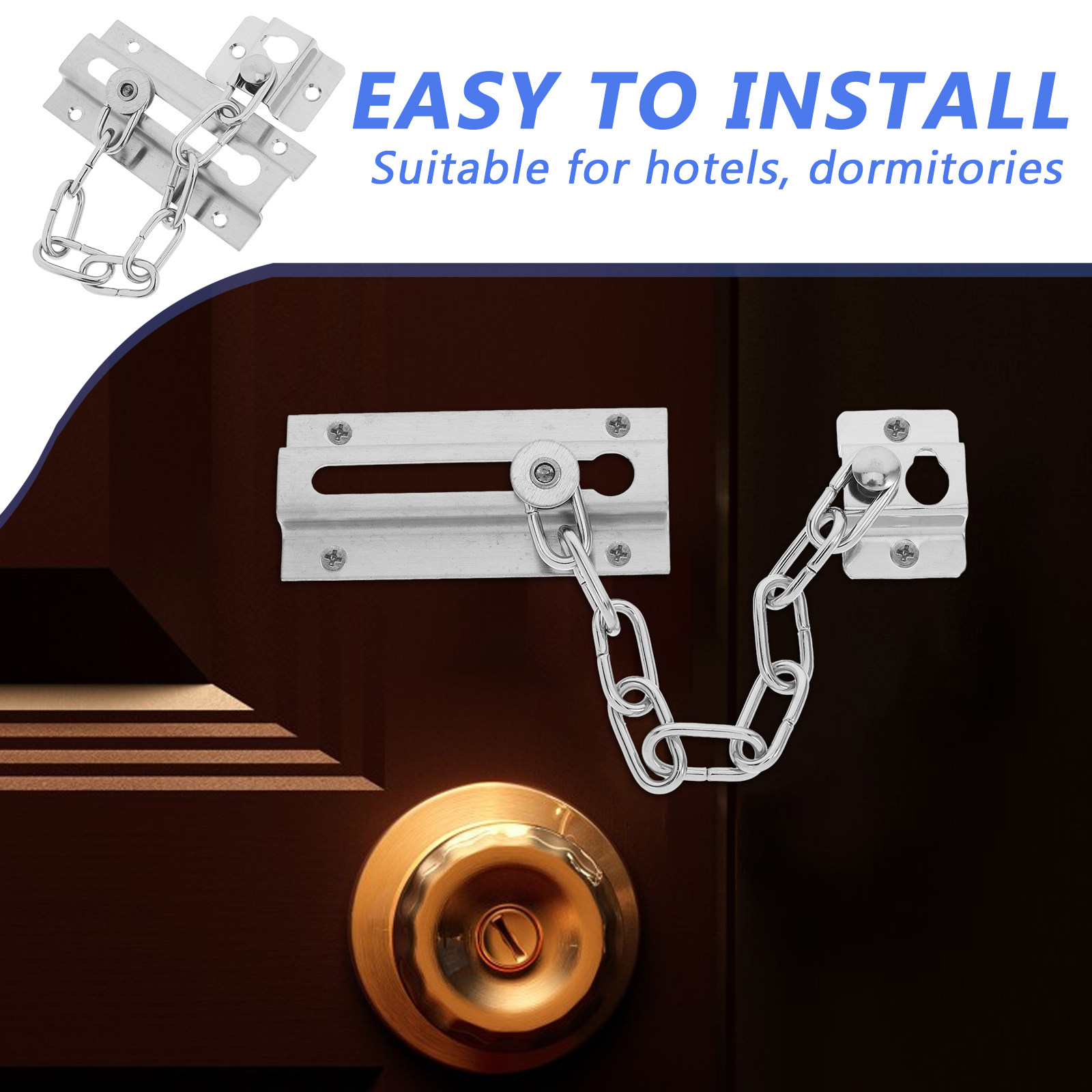 Door Chain Lock Stainless Stee - Security Chain Door 评论和价格