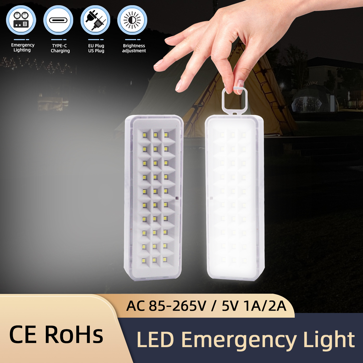 30/60LED Emergency Fire Fighti - Power Outage Light 评论和价格