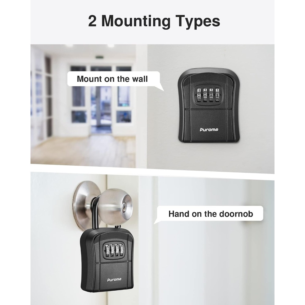 Key Lock Box, Portable Combina - Lockbox Key Secure 评论和价格