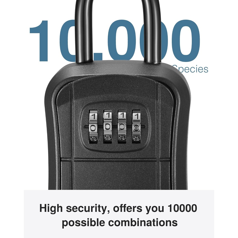 Key Lock Box, Portable Combina - Lockbox Key Secure 评论和价格