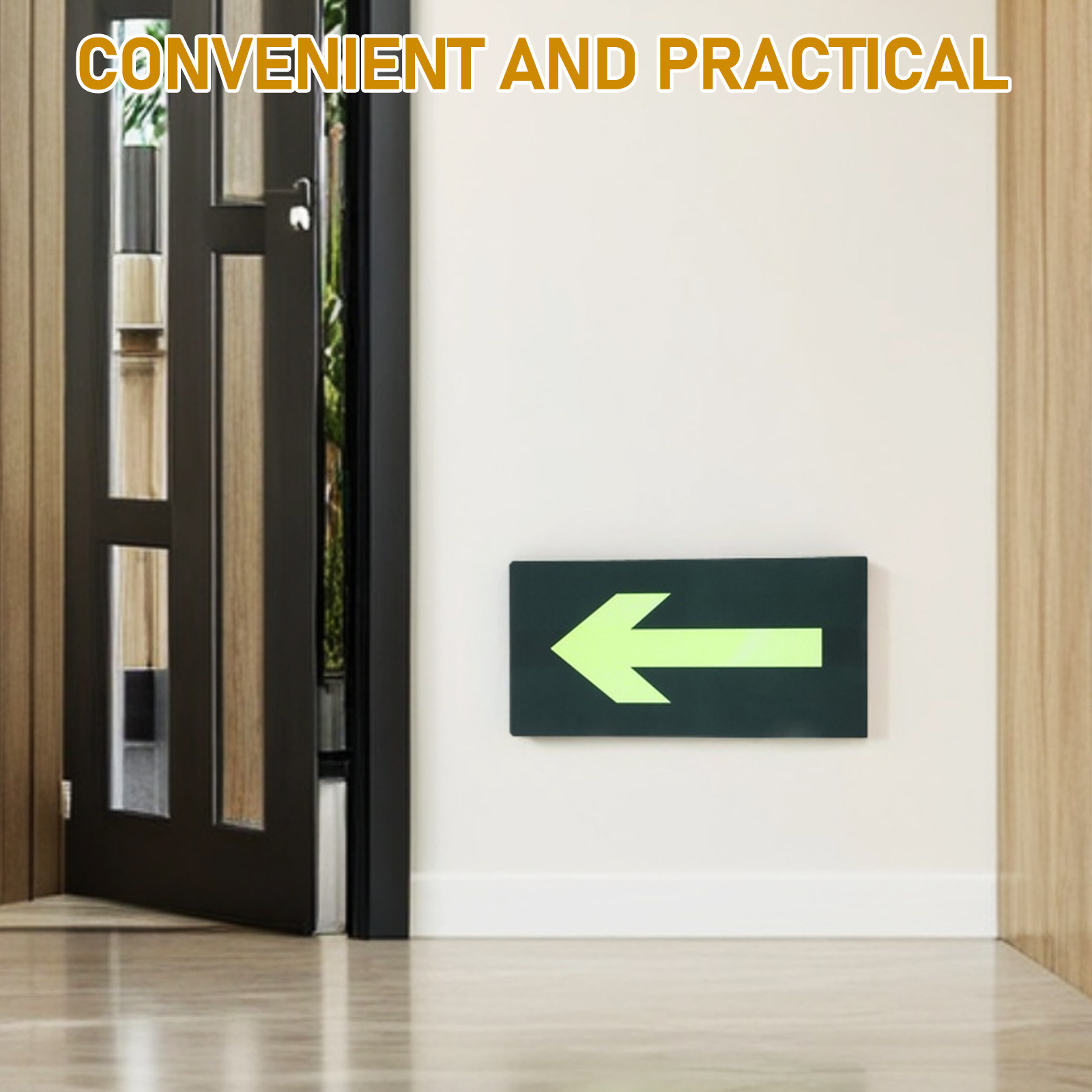 8Pcs Luminous Emergency Fire E - Emergency Exit Sign 评论和价格