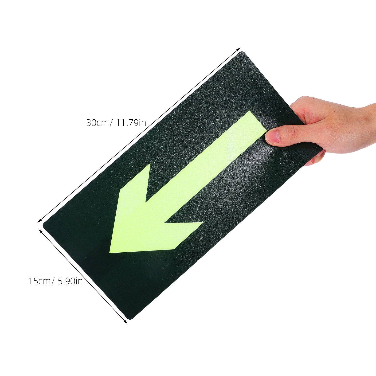 8Pcs Fire Evacuation Arrow Sti - Emergency Exit Sign 评论和价格