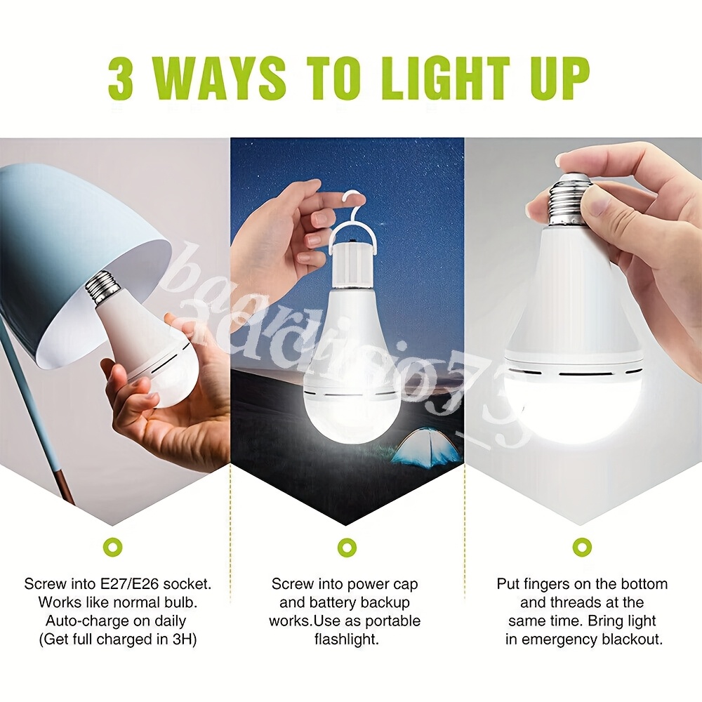 Emergency Light Bulb for Power - Power Outage Light 评论和价格