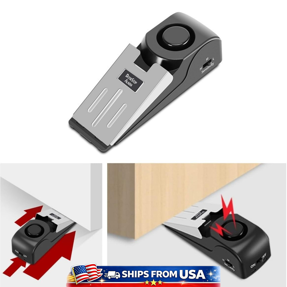 Door Stop Alarm with 120dB Sec - Door Stop Alarm 评论和价格