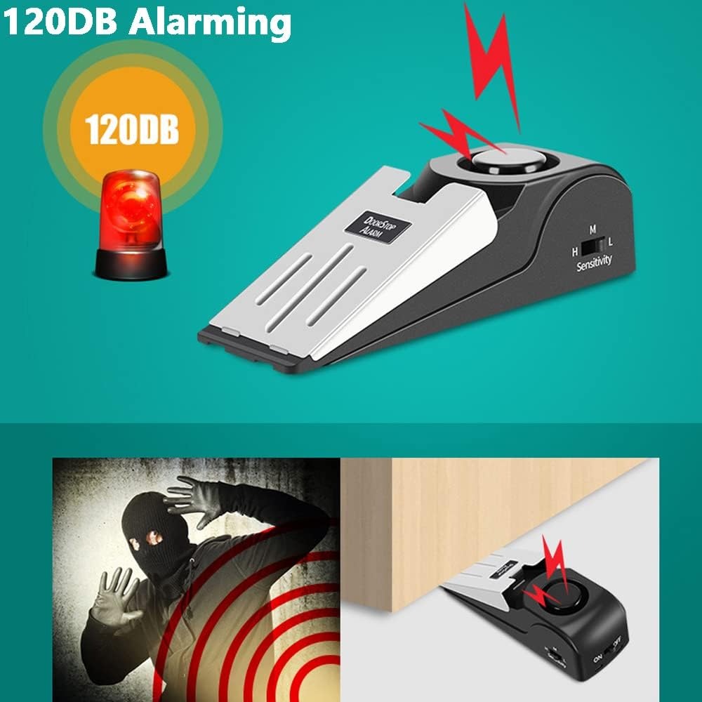 Door Stop Alarm with 120dB Sec - Door Stop Alarm 评论和价格