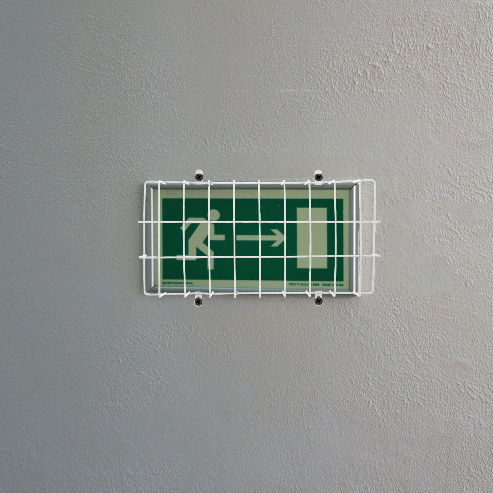 Exit Sign Wire Guard Stainless - Emergency Exit Sign 评论和价格