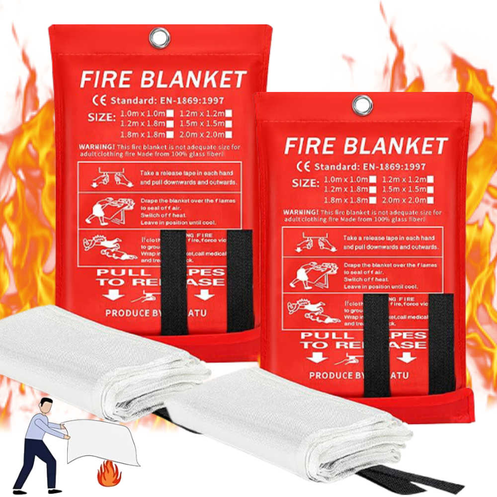Fire Blanket 1/1.2/2M Easy & Q - Fire Blanket Kitchen 评论和价格