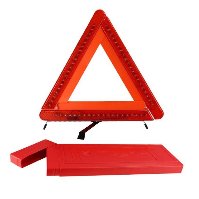 Foldable LED Warning Triangle  - Emergency Exit Sign 评论和价格