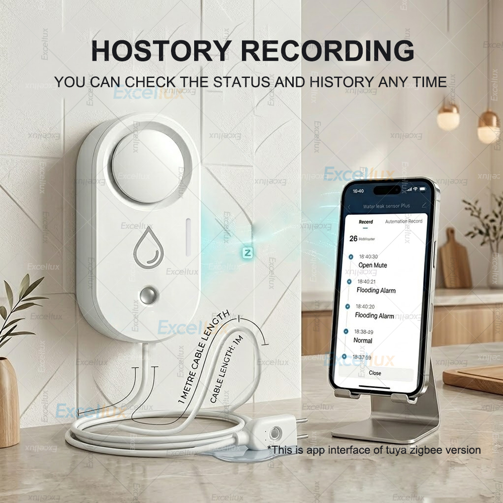 Smart Water Leak Sensor ZigBee - Water Alarm Sensor 评论和价格