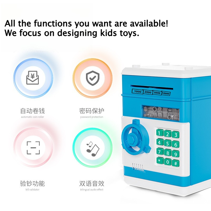 Creative Kids Piggy Bank Autom - Lockbox Key Secure 评论和价格