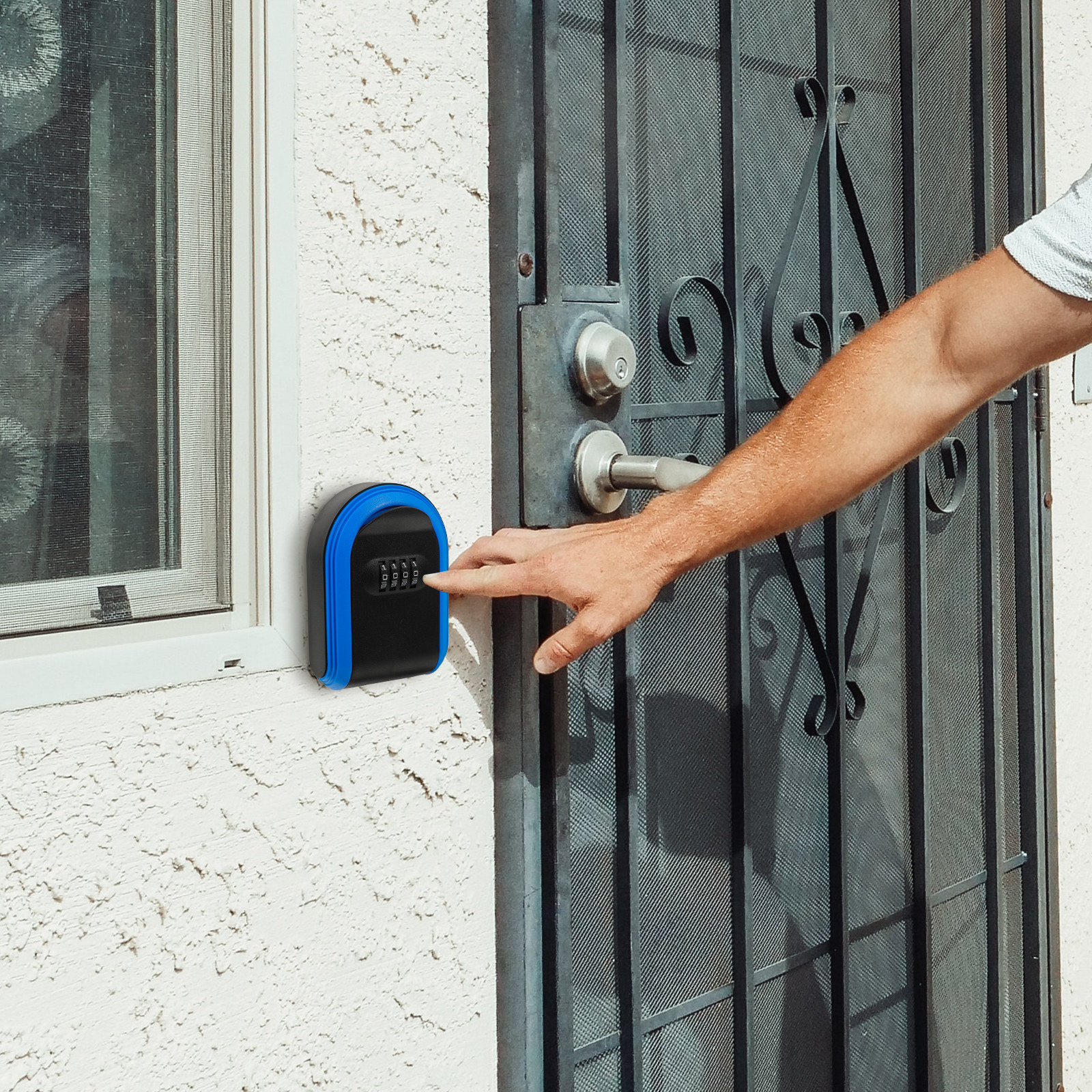 Key Lock Box Wall Mount Plasti - Lockbox Key Secure 评论和价格