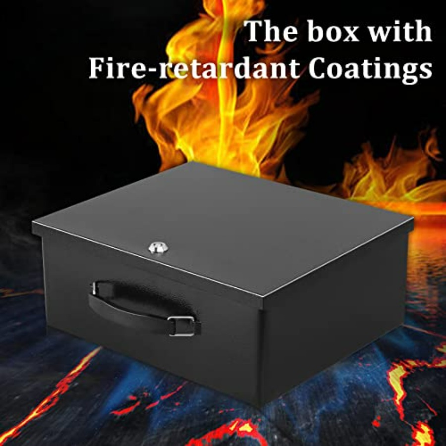 Portable Metal Safe Box with K - Fire Safe Document 评论和价格