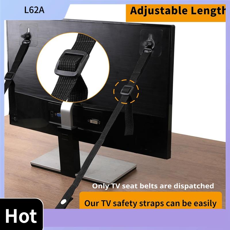 L62A 4 PCS Adjustable TV Safet - Earthquake Anchor Strap 评论和价格