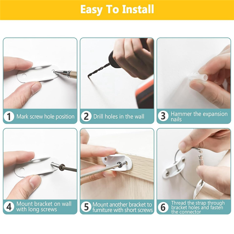 Furniture Anchors For Baby Pro - Earthquake Anchor Strap 评论和价格